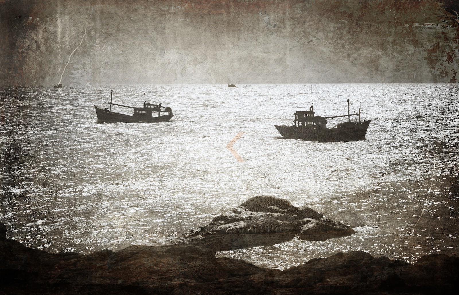 Contre jour en mer de Chine