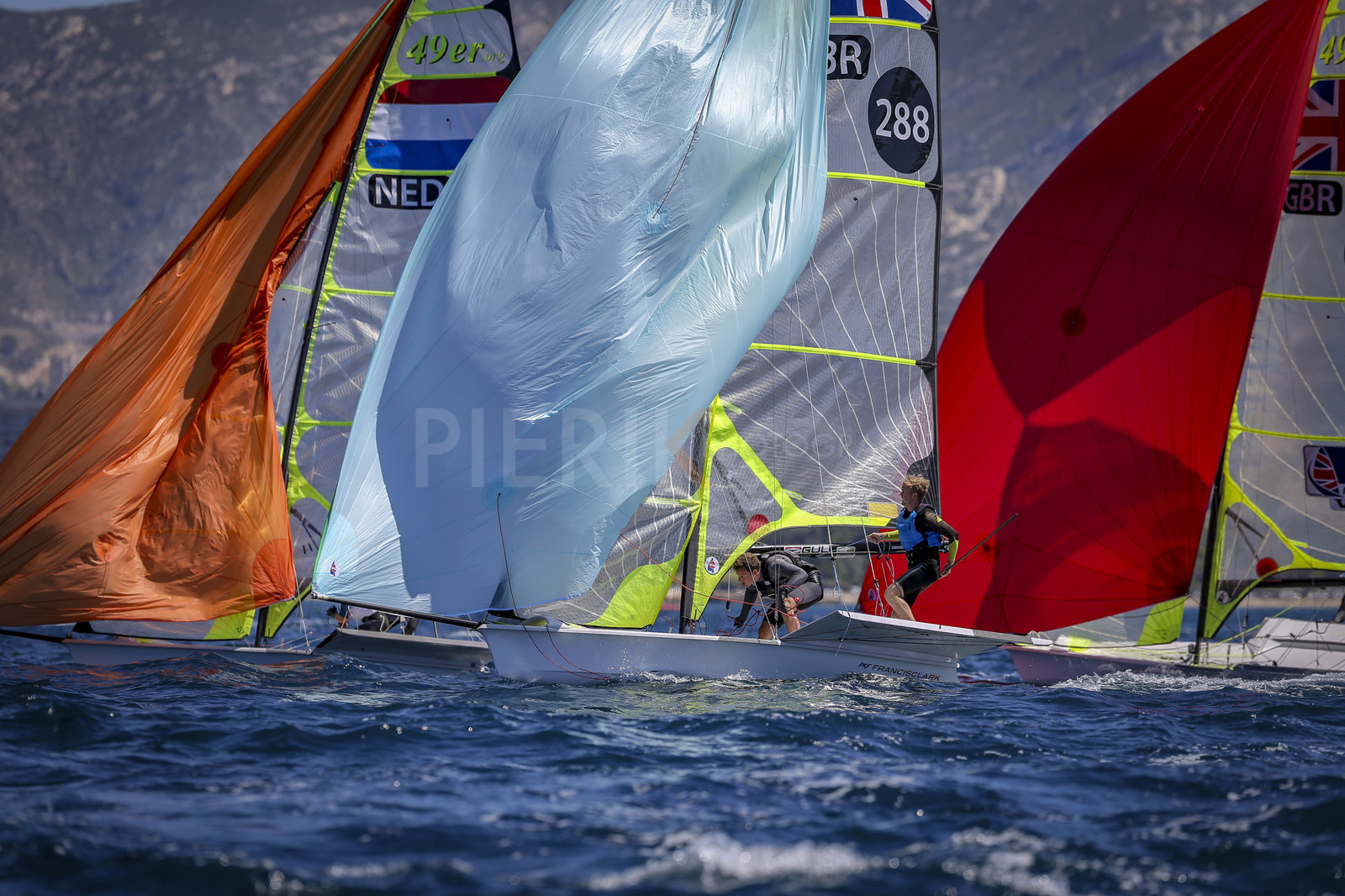 Marseilles France is hosting more than 200 sailors from 28 nations for the 2018 Junior Worl Championship of 49er, 49erFX and Nacra 17. Held from 28 august to 1st september 2018. © Pierick Jeannoutot