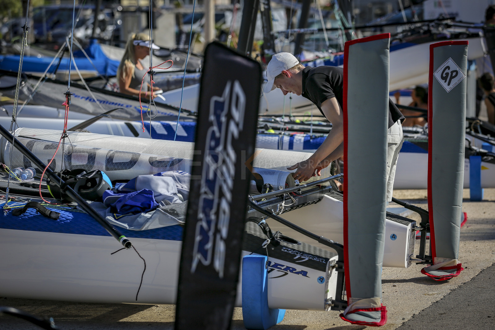 Marseilles France is hosting more than 200 sailors from 28 nations for the 2018 Junior Worl Championship of 49er, 49erFX and Nacra 17. Held from 28 august to 1st september 2018. © Pierick Jeannoutot