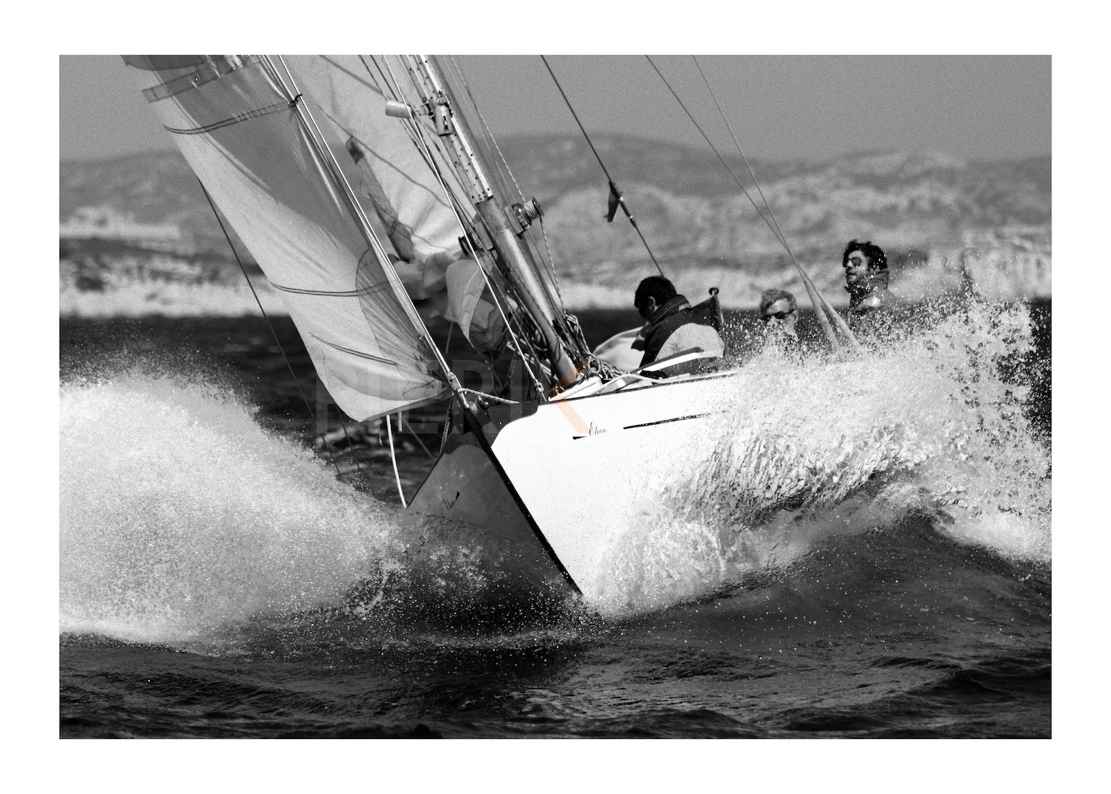 Elan à la gîte en rade de Marseille