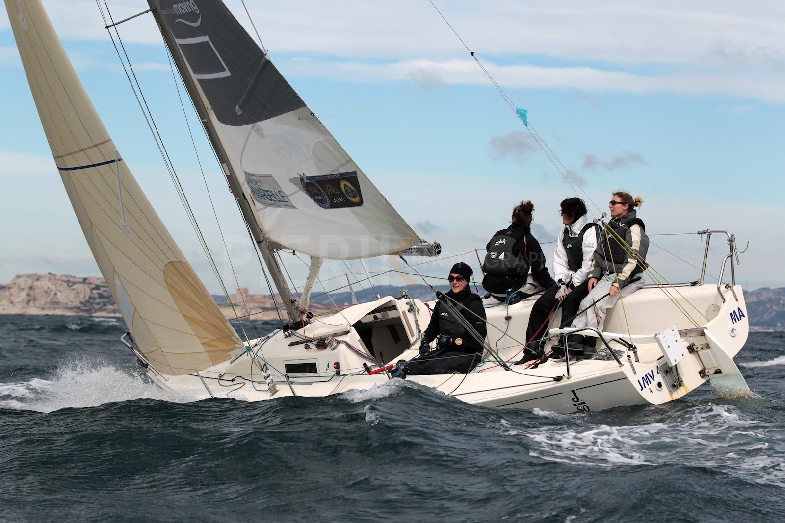 L'équipage féminin avec Nadège Douroux
