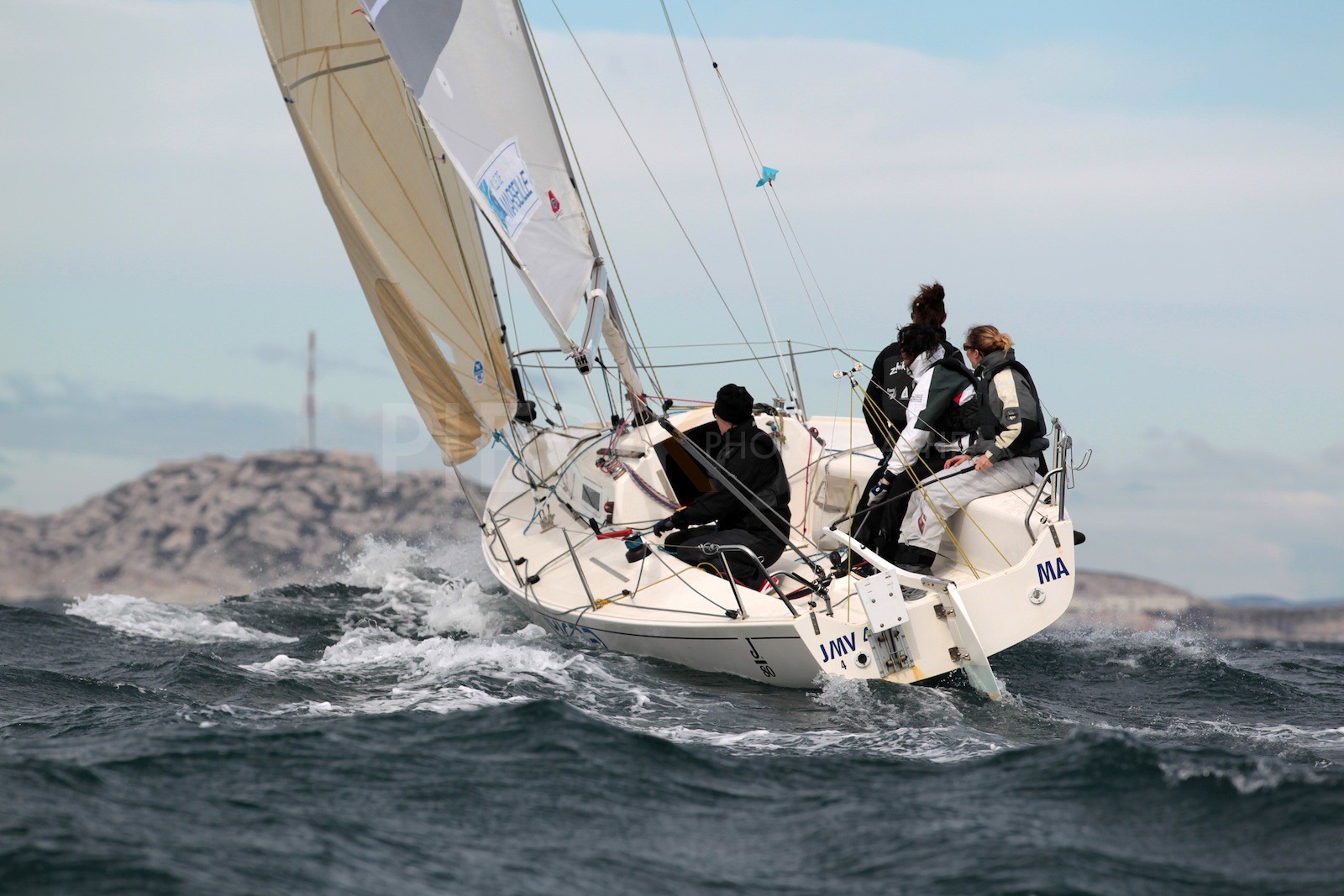L'équipage féminin avec Nadège Douroux