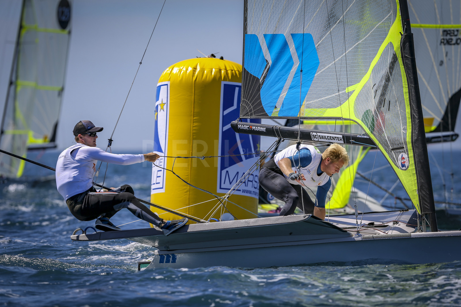 Marseilles France is hosting more than 200 sailors from 28 nations for the 2018 Junior Worl Championship of 49er, 49erFX and Nacra 17. Held from 28 august to 1st september 2018. © Pierick Jeannoutot