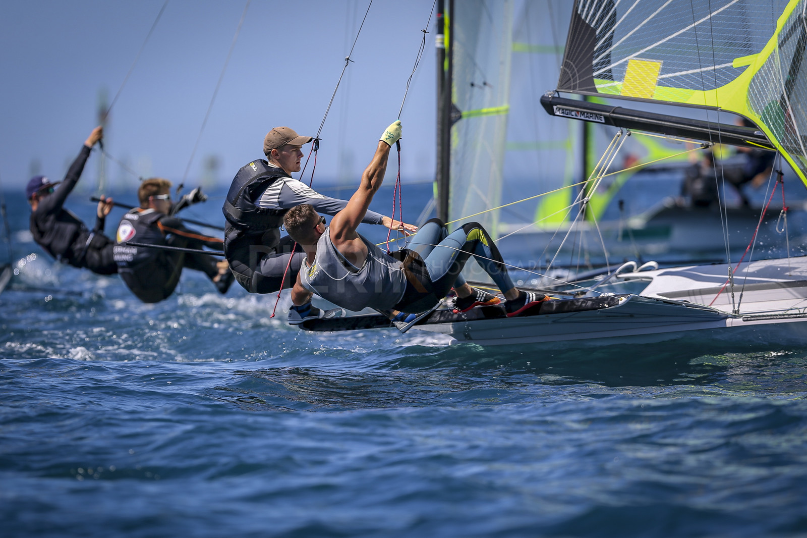 Marseilles France is hosting more than 200 sailors from 28 nations for the 2018 Junior Worl Championship of 49er, 49erFX and Nacra 17. Held from 28 august to 1st september 2018. © Pierick Jeannoutot