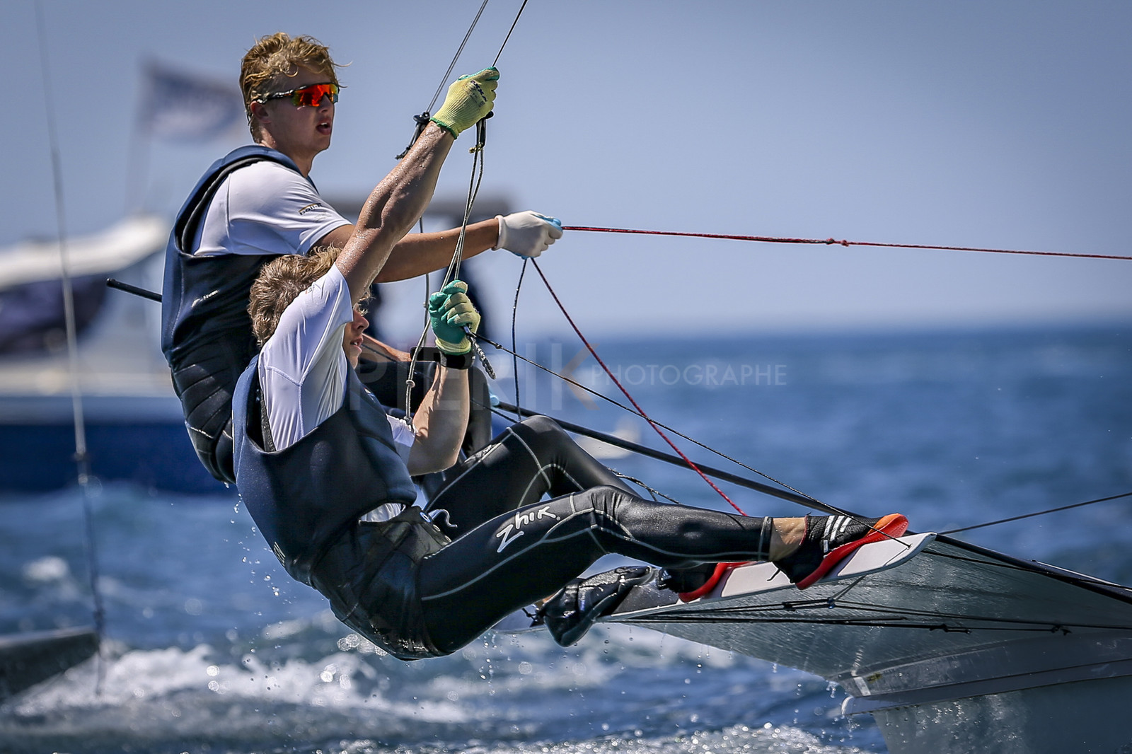 Marseilles France is hosting more than 200 sailors from 28 nations for the 2018 Junior Worl Championship of 49er, 49erFX and Nacra 17. Held from 28 august to 1st september 2018. © Pierick Jeannoutot