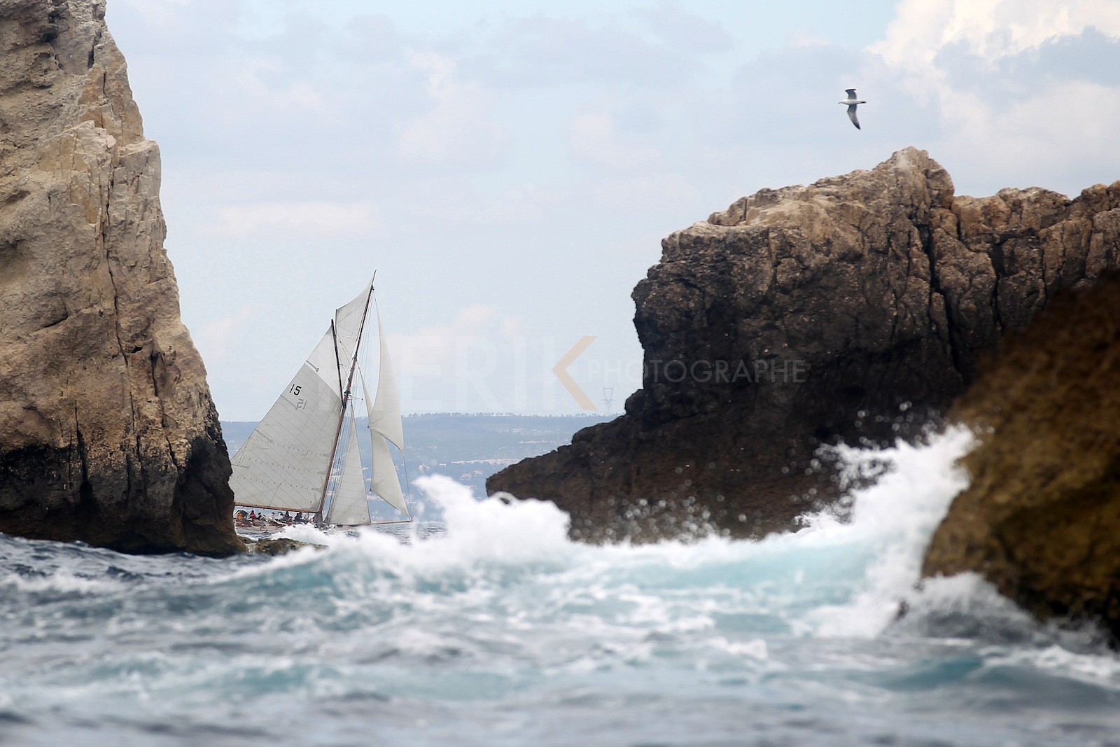 Nan of Fife derrière la pointe du Frioul