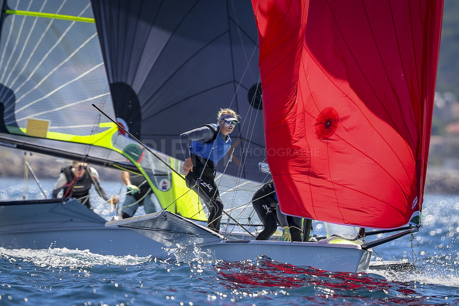 Marseilles France is hosting more than 200 sailors from 28 nations for the 2018 Junior Worl Championship of 49er, 49erFX and Nacra 17. Held from 28 august to 1st september 2018. © Pierick Jeannoutot