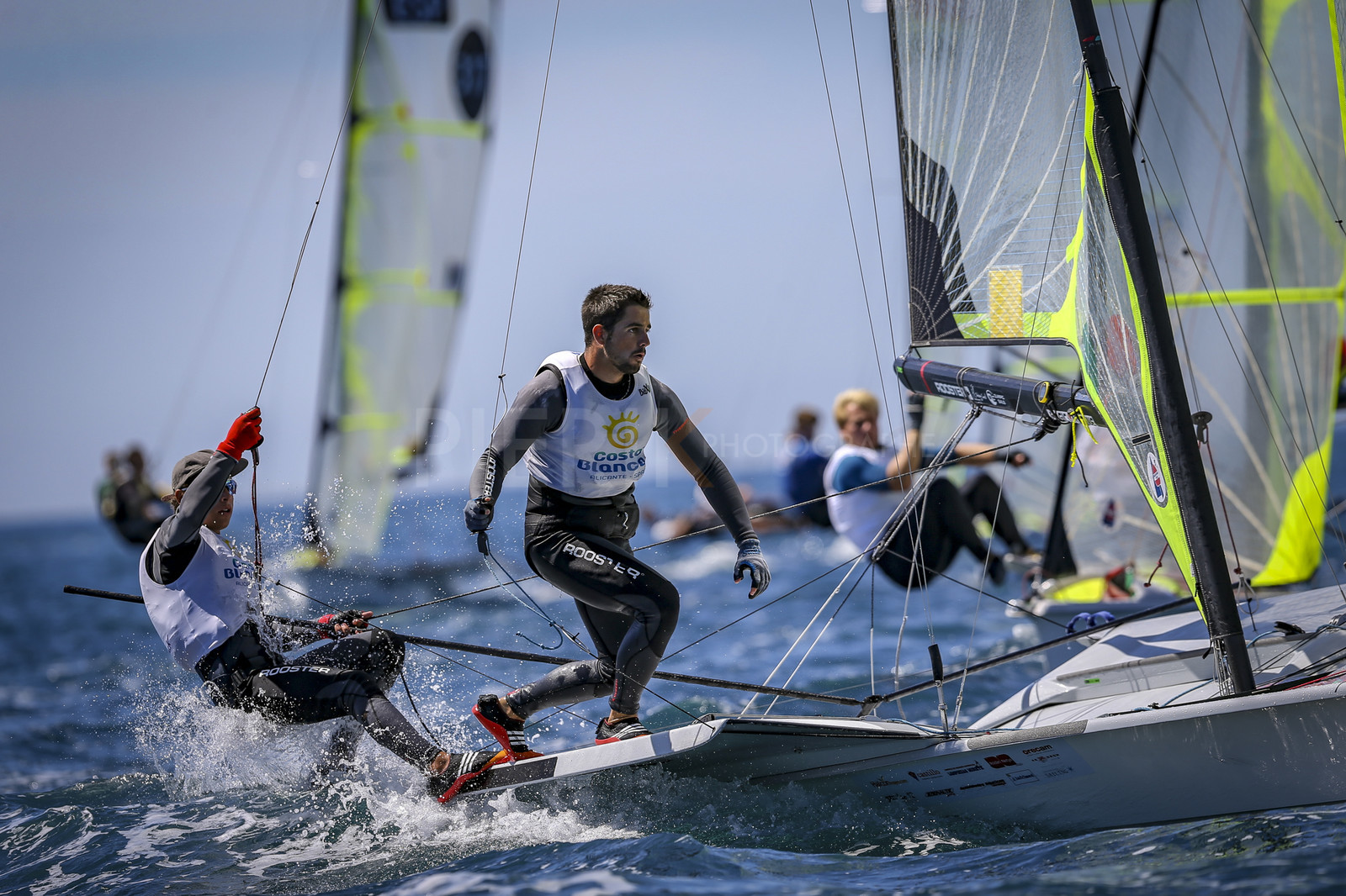 Marseilles France is hosting more than 200 sailors from 28 nations for the 2018 Junior Worl Championship of 49er, 49erFX and Nacra 17. Held from 28 august to 1st september 2018. © Pierick Jeannoutot