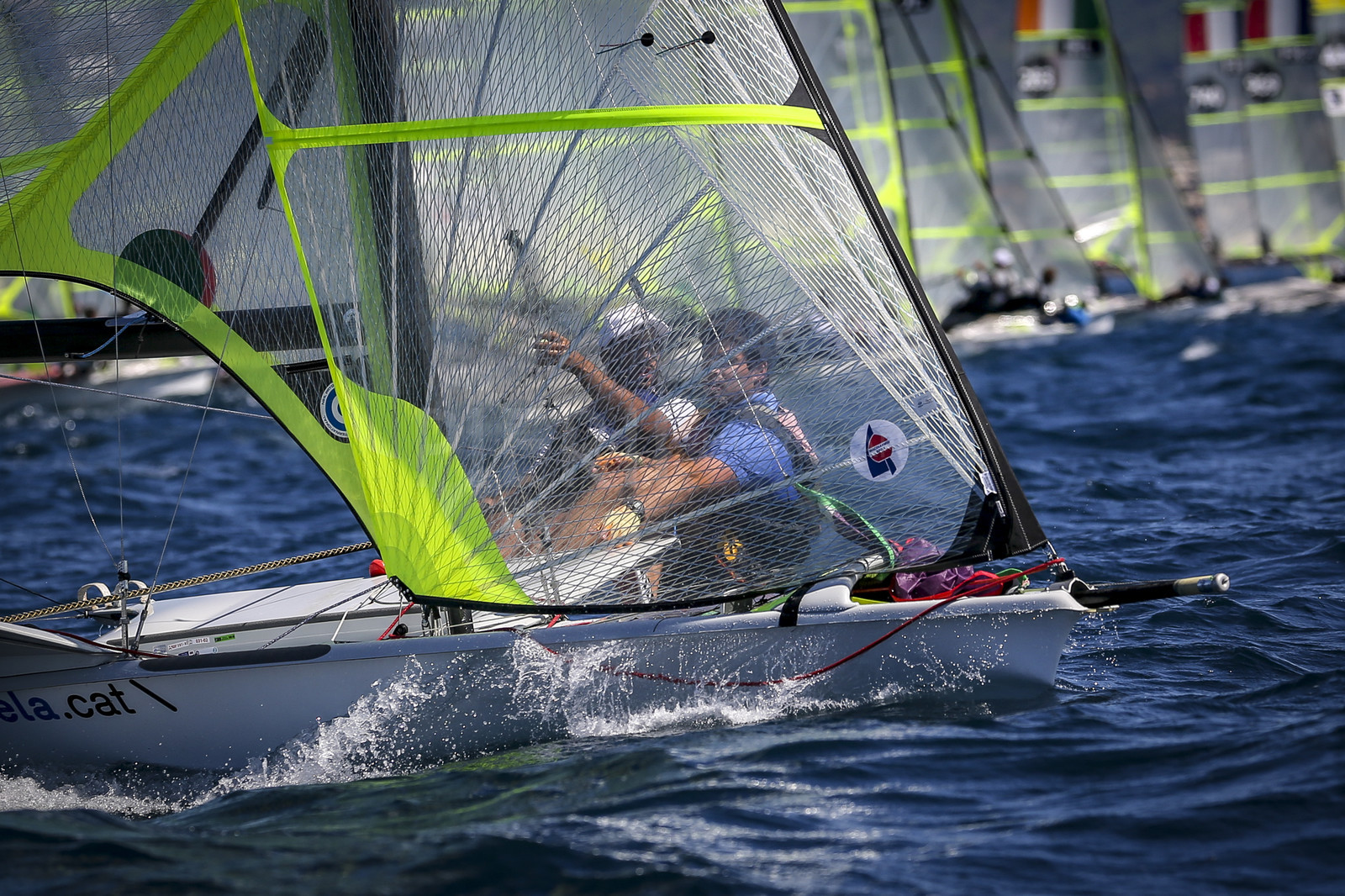 Marseilles France is hosting more than 200 sailors from 28 nations for the 2018 Junior Worl Championship of 49er, 49erFX and Nacra 17. Held from 28 august to 1st september 2018. © Pierick Jeannoutot