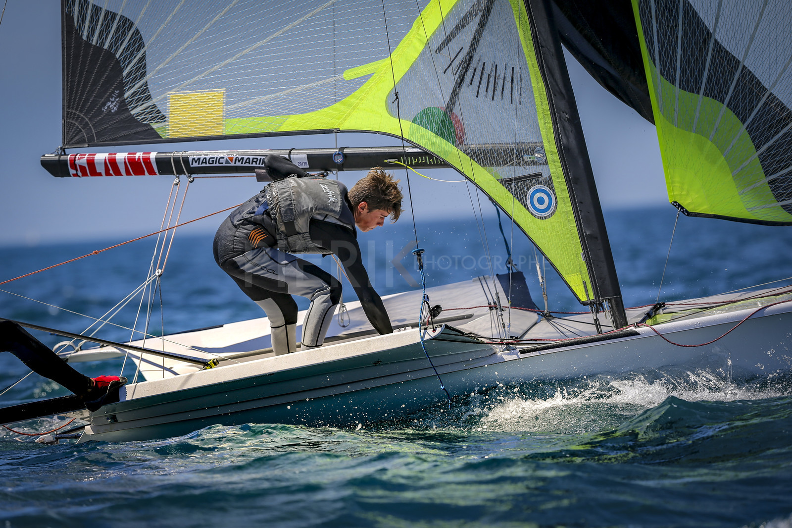 Marseilles France is hosting more than 200 sailors from 28 nations for the 2018 Junior Worl Championship of 49er, 49erFX and Nacra 17. Held from 28 august to 1st september 2018. © Pierick Jeannoutot