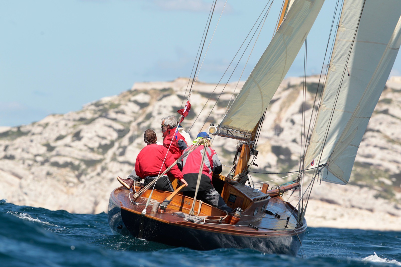 Windhover dans les calanques