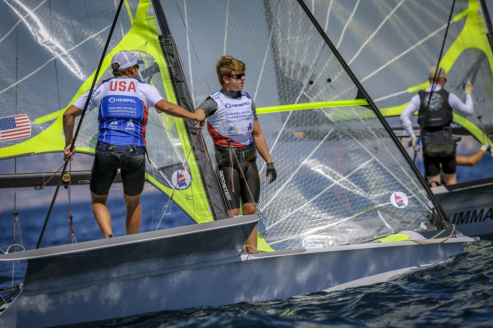 Marseilles France is hosting more than 200 sailors from 28 nations for the 2018 Junior Worl Championship of 49er, 49erFX and Nacra 17. Held from 28 august to 1st september 2018. © Pierick Jeannoutot