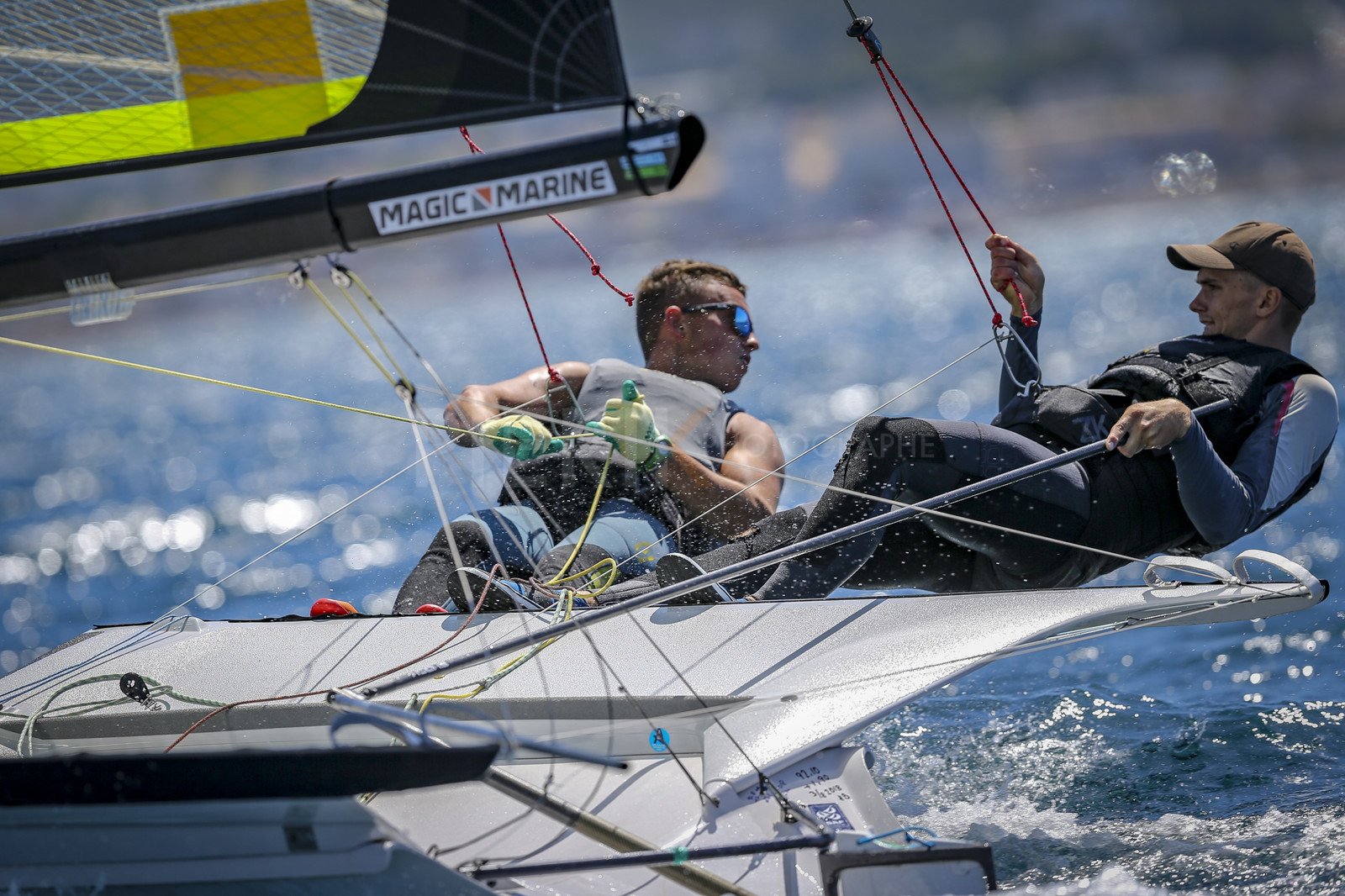 Marseilles France is hosting more than 200 sailors from 28 nations for the 2018 Junior Worl Championship of 49er, 49erFX and Nacra 17. Held from 28 august to 1st september 2018. © Pierick Jeannoutot