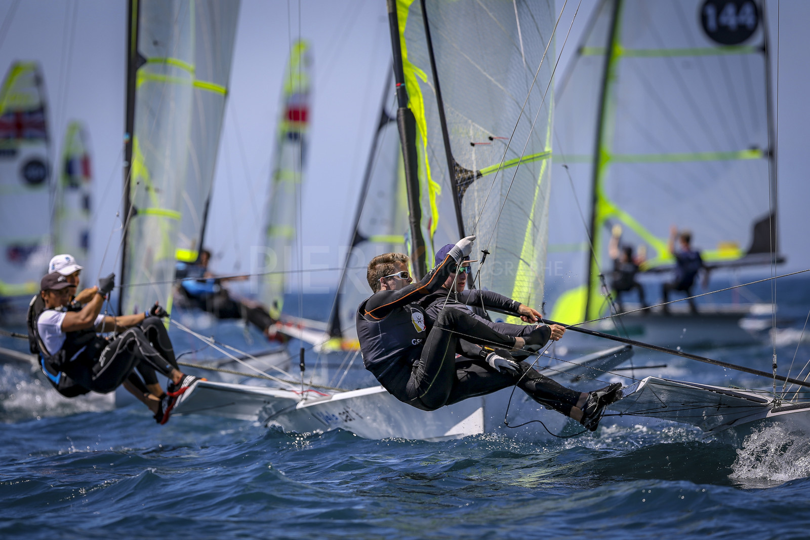 Marseilles France is hosting more than 200 sailors from 28 nations for the 2018 Junior Worl Championship of 49er, 49erFX and Nacra 17. Held from 28 august to 1st september 2018. © Pierick Jeannoutot